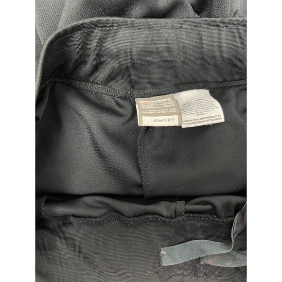 Nike Men's Straight Leg All Black Pull On Elastic Waist Track Pants Size M - Picture 6 of 11